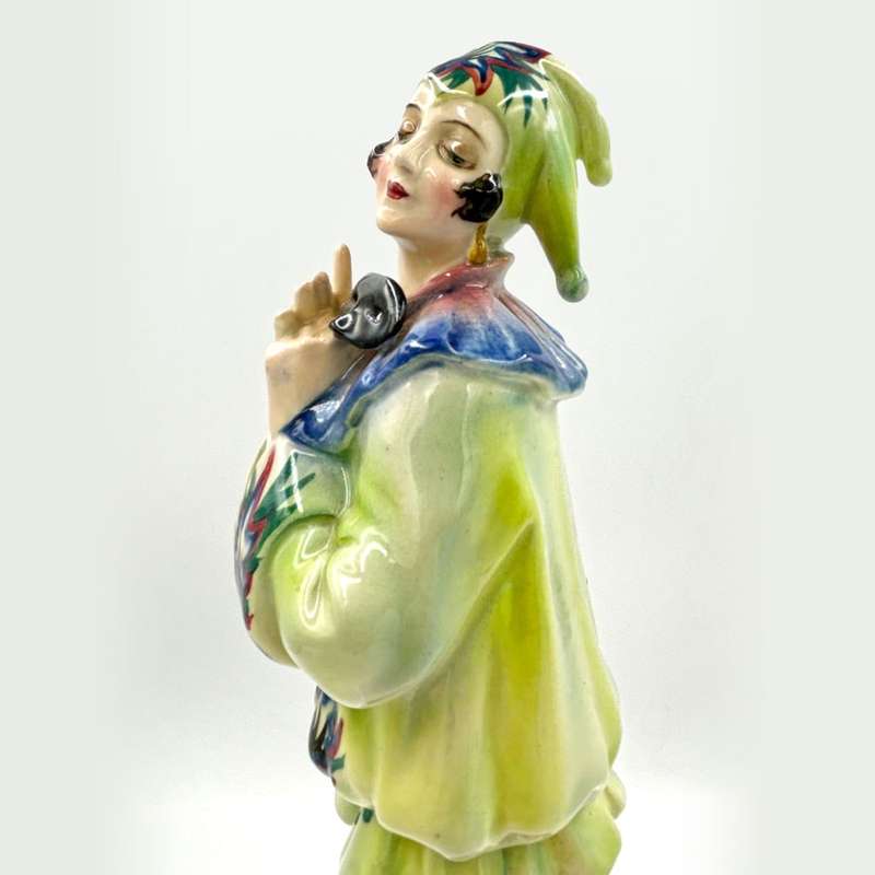 Goldscheider Art Deco Pierrette Figurine By Damon and Lorenzl C1925
