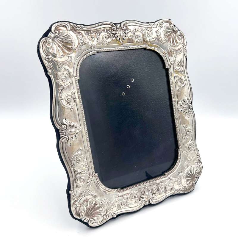 Hallmarked Greek Silver Oranate Victorian Style Picture Frame