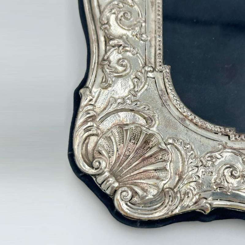 Hallmarked Greek Silver Oranate Victorian Style Picture Frame