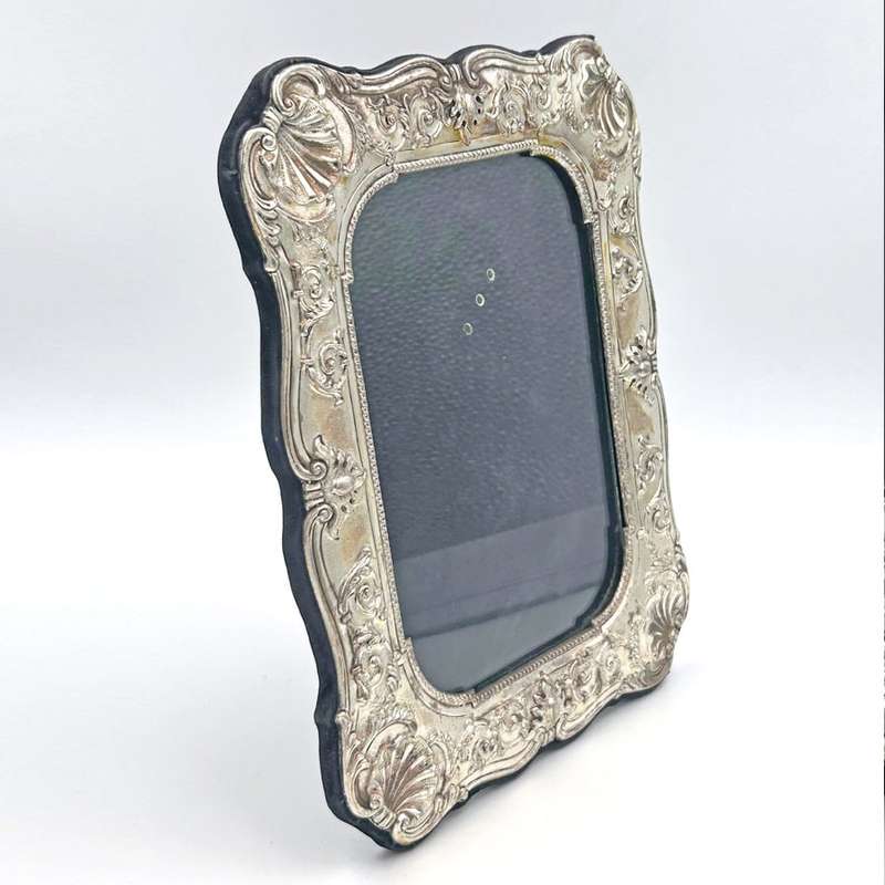 Hallmarked Greek Silver Oranate Victorian Style Picture Frame