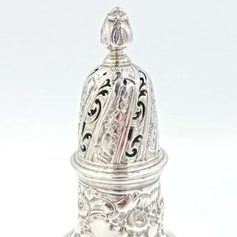 Hallmarked Silver Pepperette London 1737 Samuel Wood