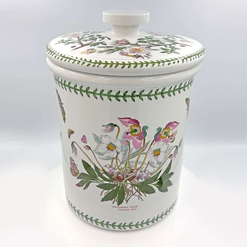 Portmeirion Botanic Garden Extra Large Lidded Jar Christmas Rose