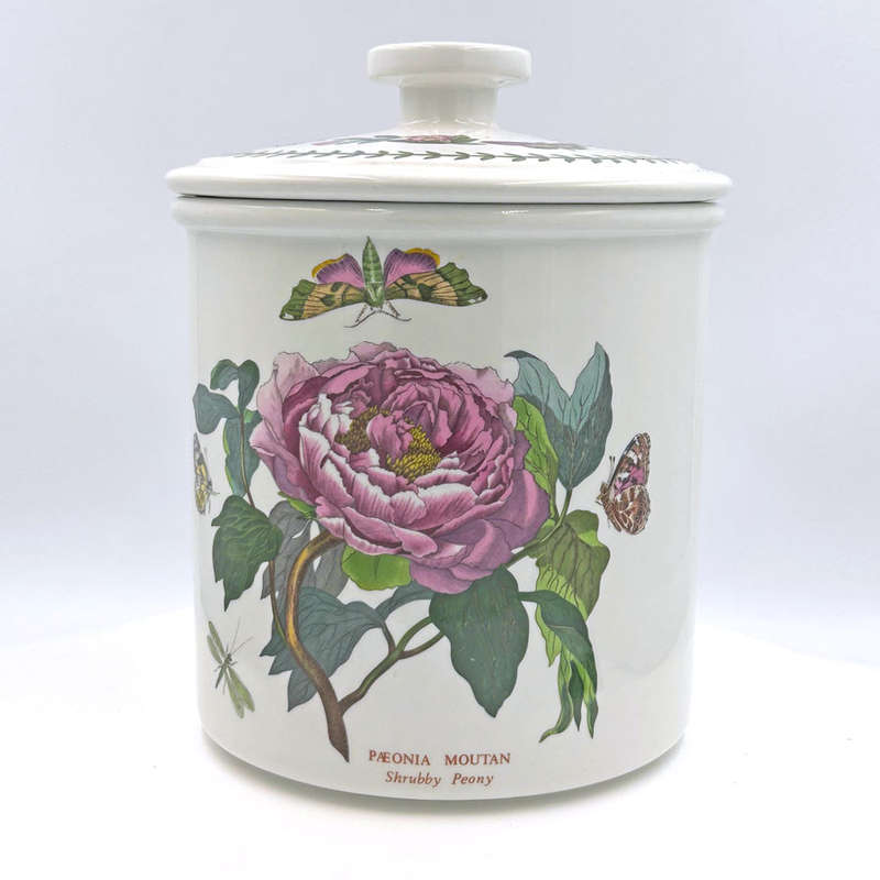 Portmeirion Botanic Garden Lidded Jar Shrubby Peony