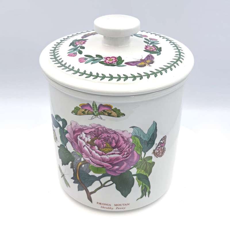 Portmeirion Botanic Garden Lidded Jar Shrubby Peony