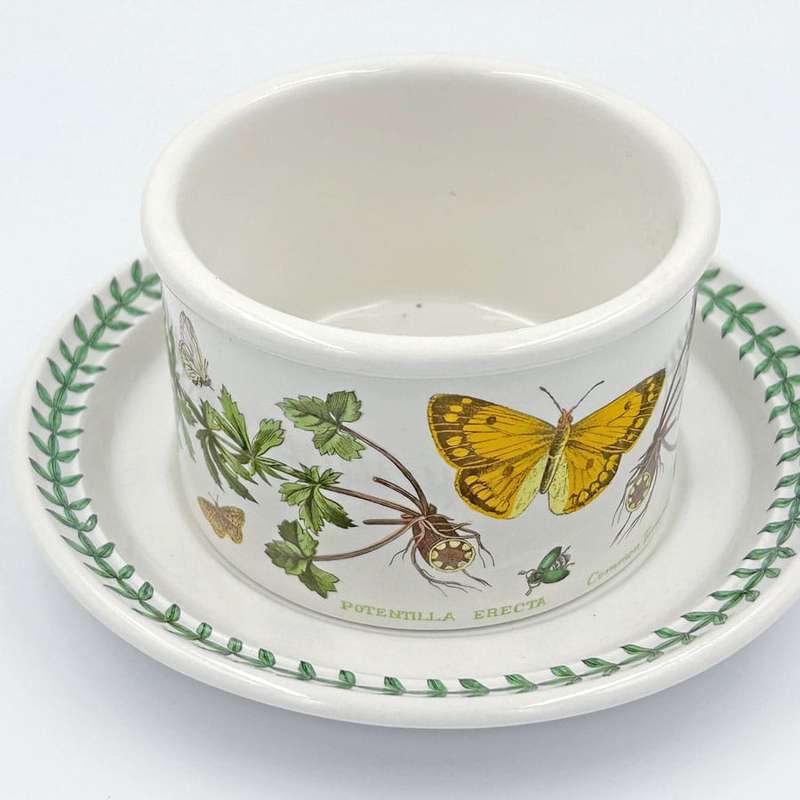 Portmeirion Botanic Garden Serving Bowl On Stand Common Tomentil