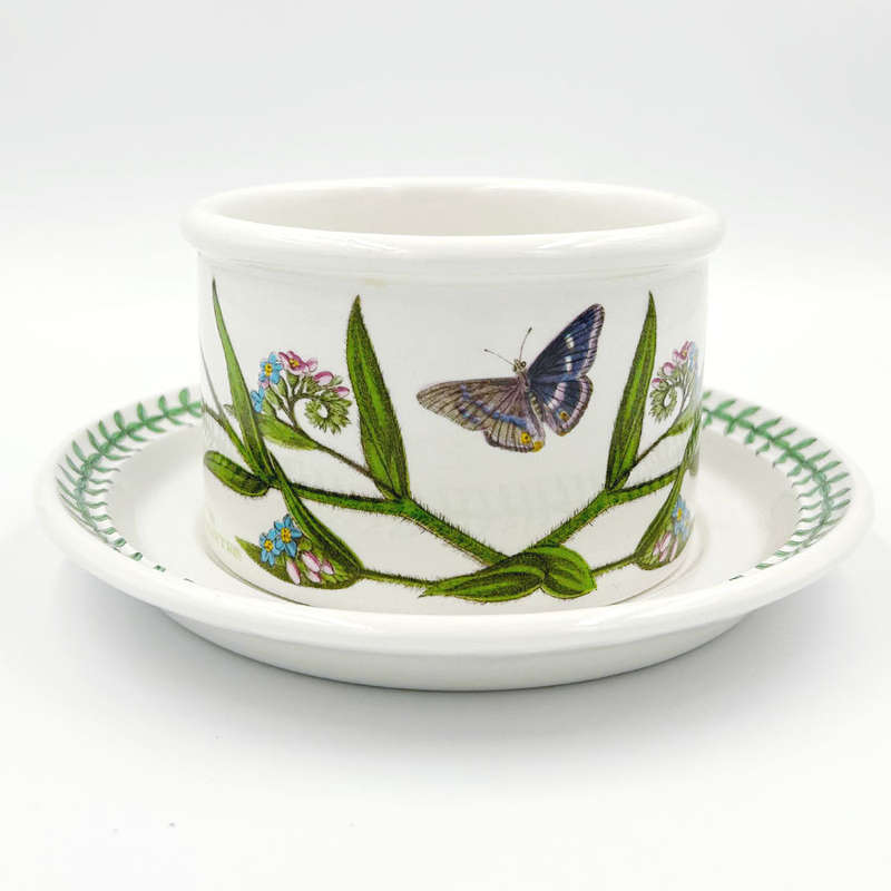 Portmeirion Botanic Garden Serving Bowl On Stand Forget Me Not