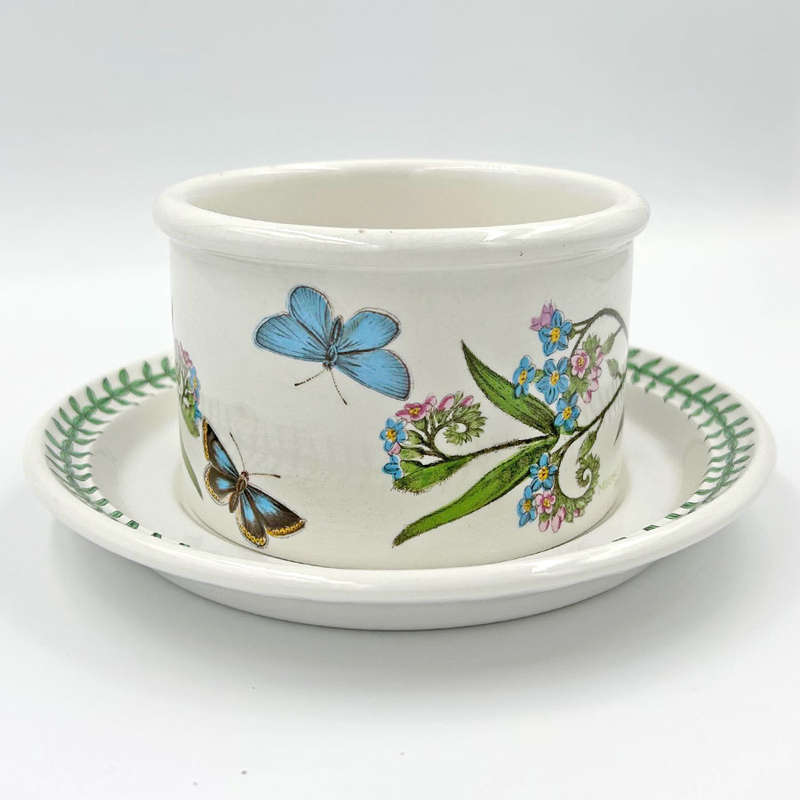 Portmeirion Botanic Garden Serving Bowl On Stand Forget Me Not