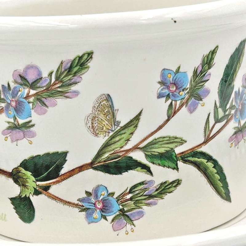 Portmeirion Botanic Garden Serving Bowl On Stand Speedwell