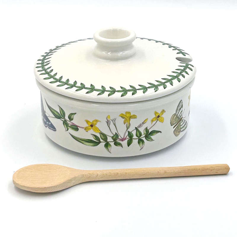 Portmeirion Botanic Garden Preserve Jar and Spoon