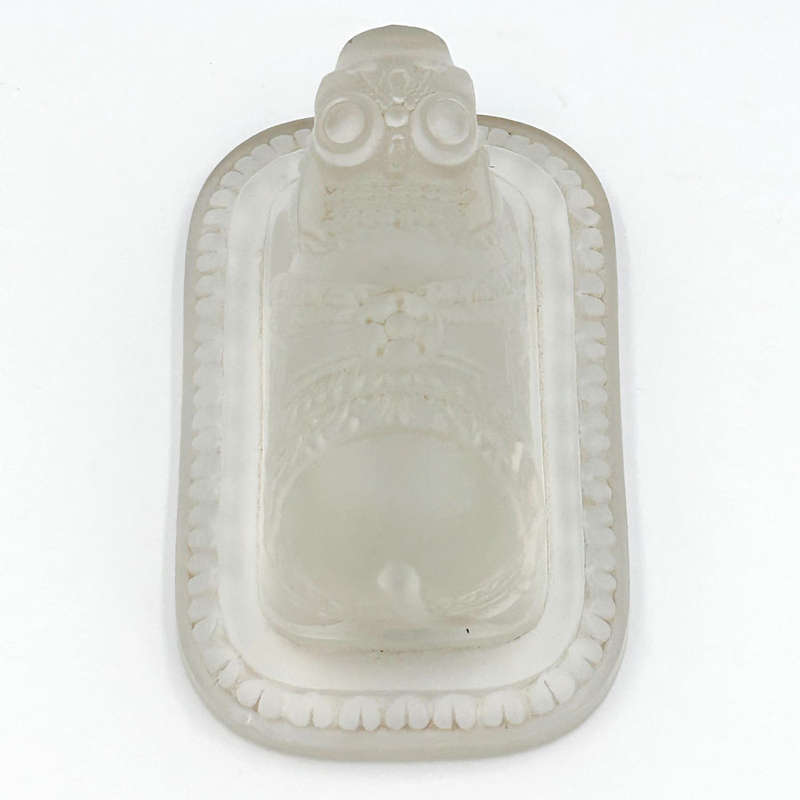 Rene Lalique Taureau Sacre Paperweight C1938
