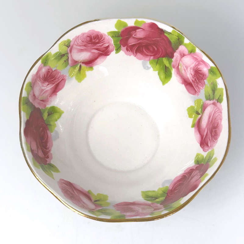 Royal Albert Old English Rose Hampton Tea Sugar Bowl