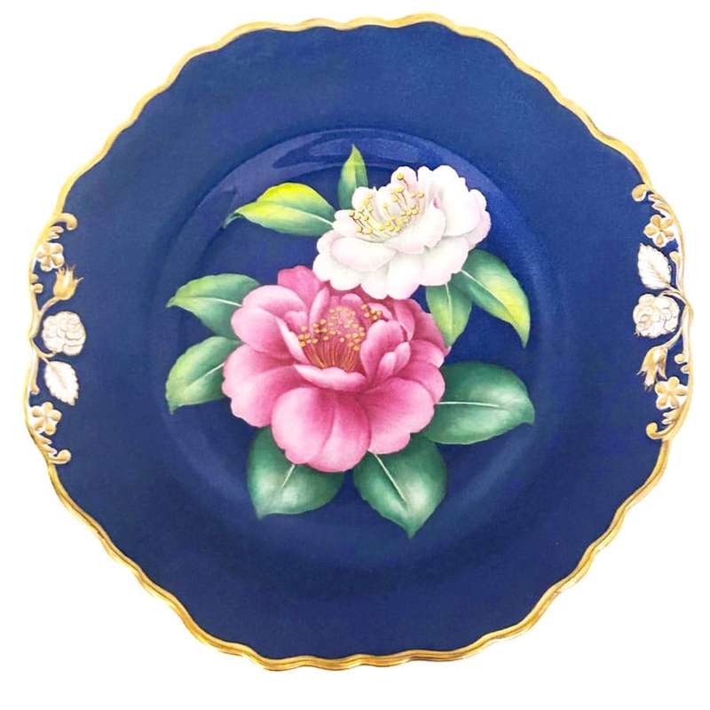 Spode Copeland Hand Painted Tea Cake Plate Gloria de Nantea L347