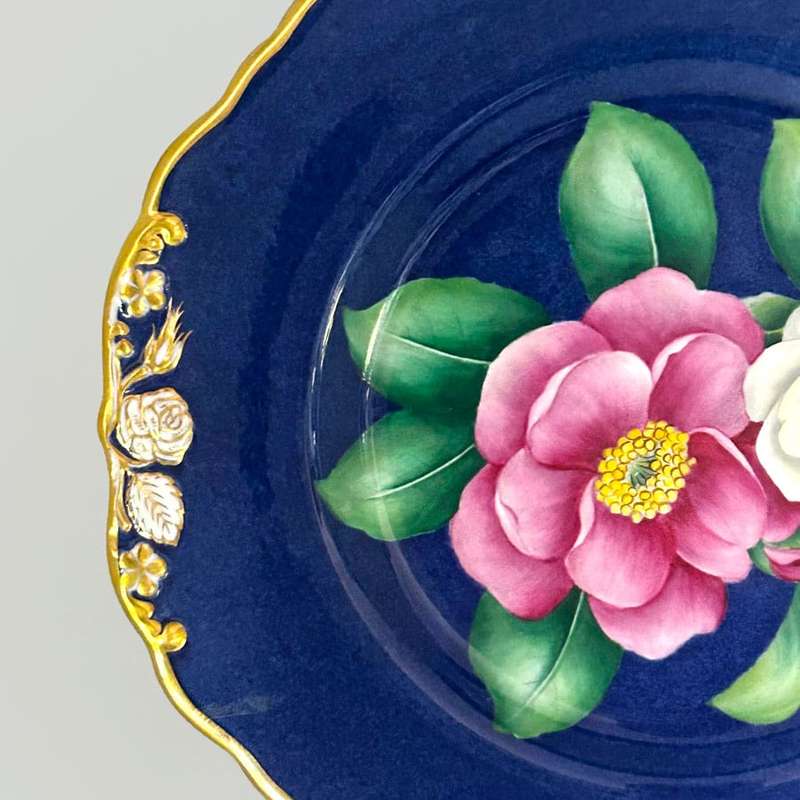 Spode Copeland Hand Painted Tea Cake Plate Miss Nora L347