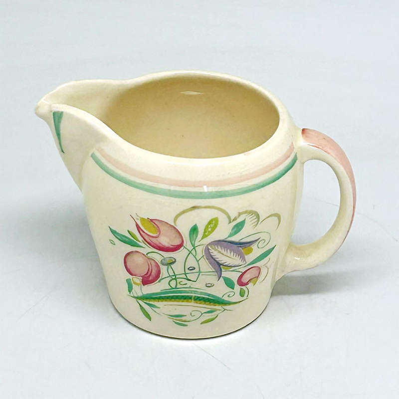 Susie Cooper Banded Dresden Spray Coffee Milk Jug