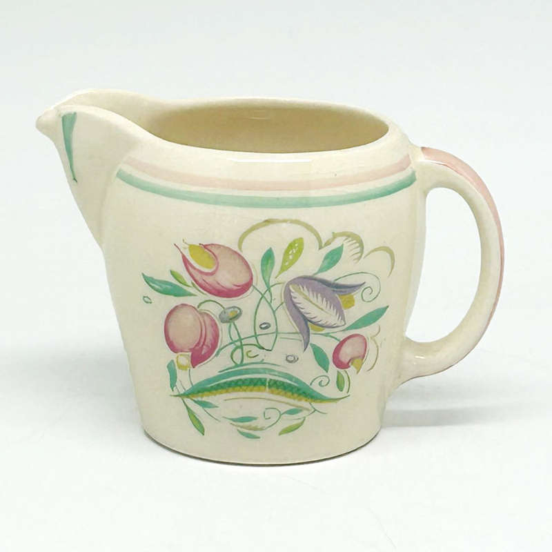 Susie Cooper Banded Dresden Spray Coffee Milk Jug