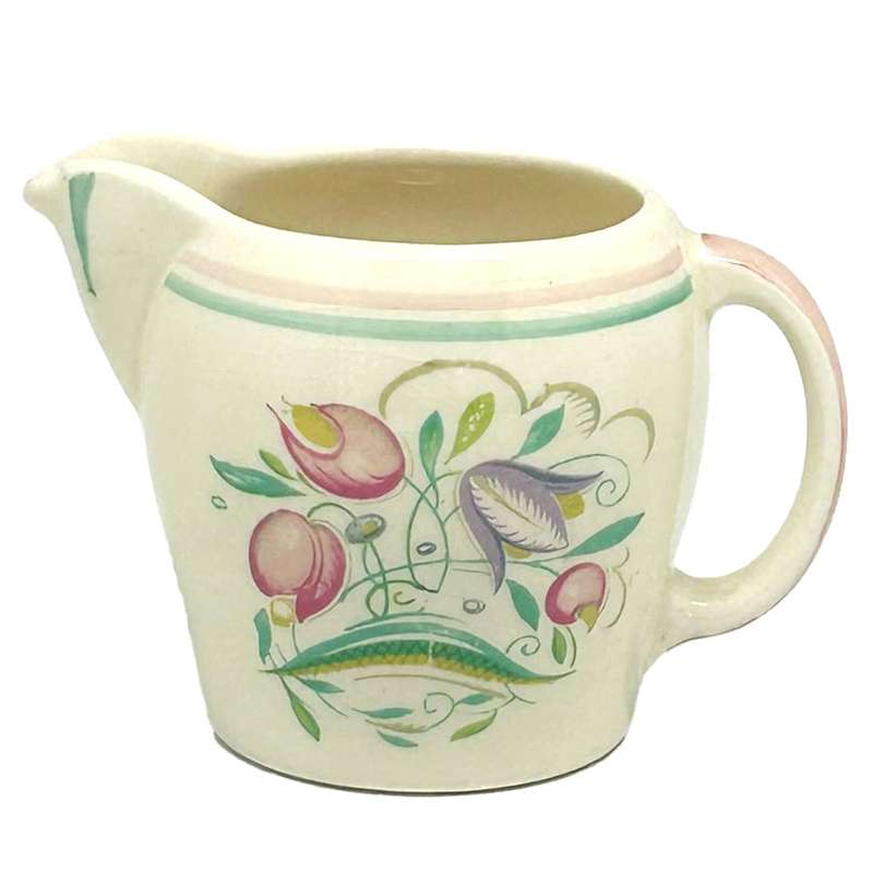 Susie Cooper Banded Dresden Spray Coffee Milk Jug