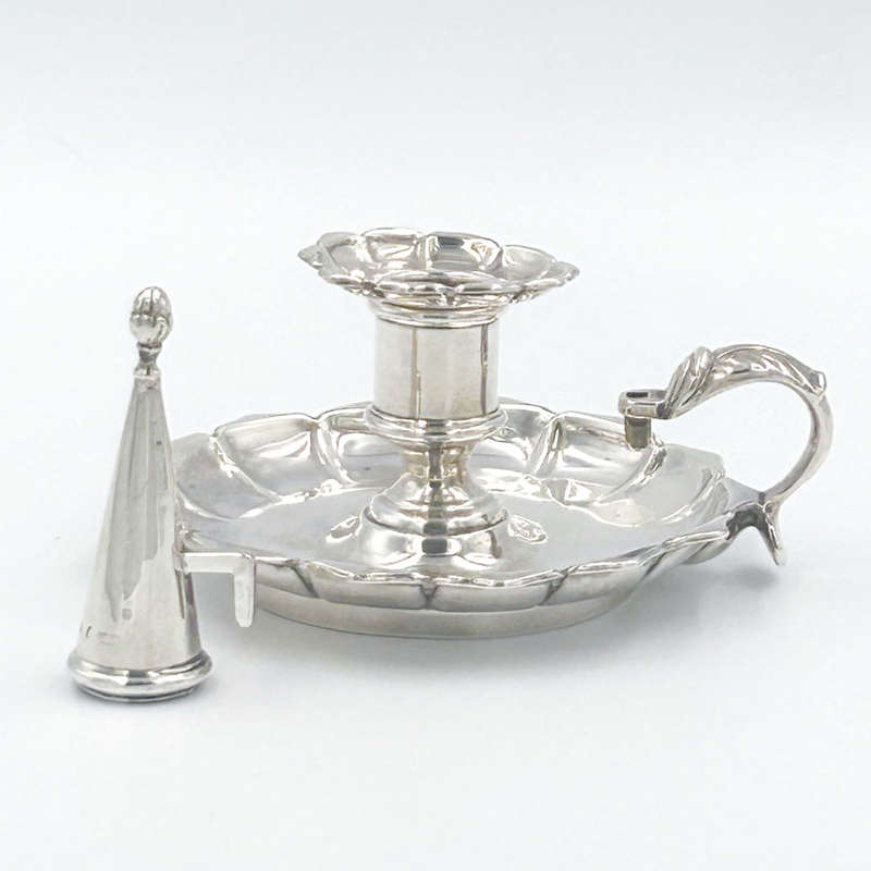 Hallmarked Silver Chamberstick Birmingham 1837