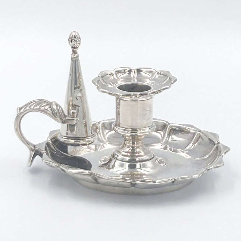 Hallmarked Silver Chamberstick Birmingham 1837