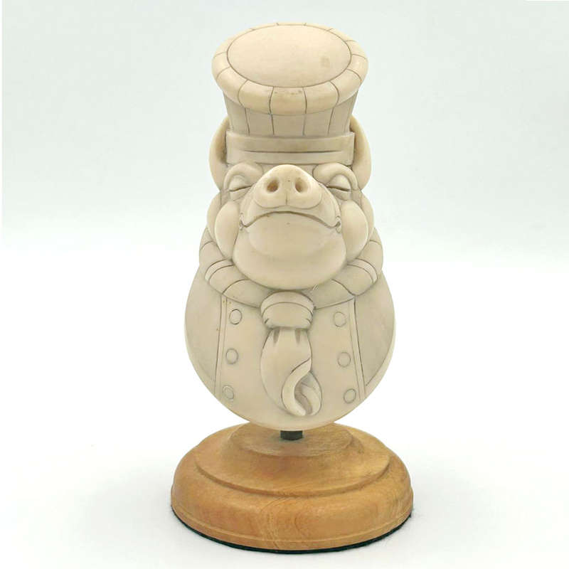 John Biccard Collection Pierre Without Peer Crushed Marble Figurine