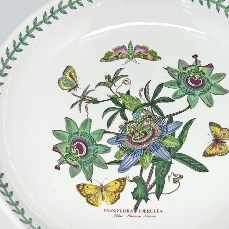Portmeirion Blue Passion Flower Large Pasta Bowl