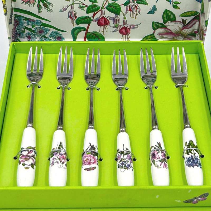 Portmeirion Botanic Garden Boxed Set Cake Forks