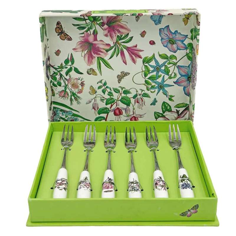 Portmeirion Botanic Garden Boxed Set Cake Forks