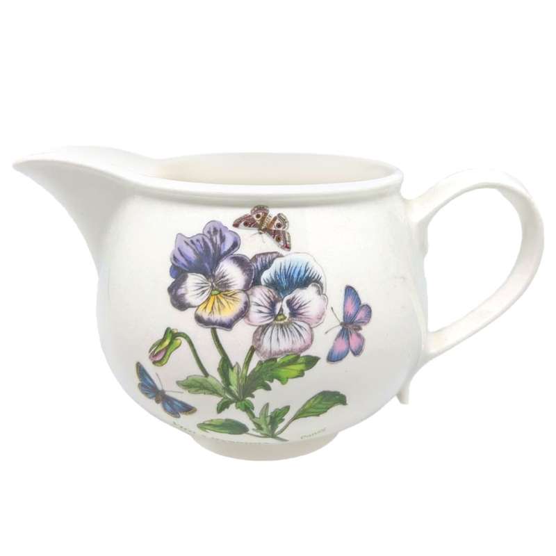 Portmeirion Botanic Garden Milk Jug Pansy 10cm