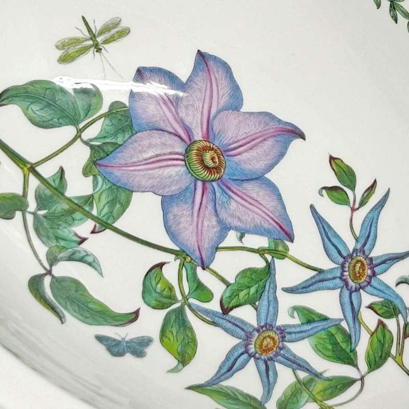Portmeirion Botanic Garden Oval Bowl Clematis