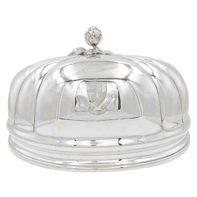 Elkington Electroplate Meat Dome  Artichoke Finial 1857
