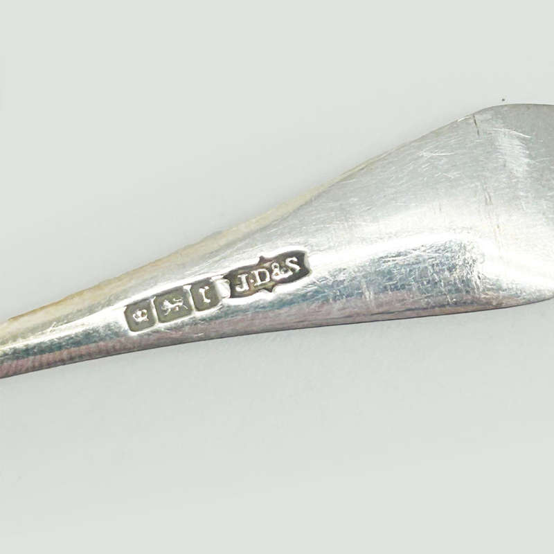Hallmarked Silver Rat Tail Tea Spoons Sheffield 1934