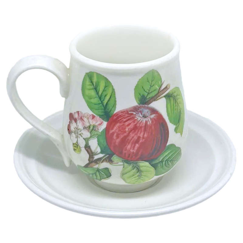 Portmeirion Pomona Morning Apple Coffee Duo
