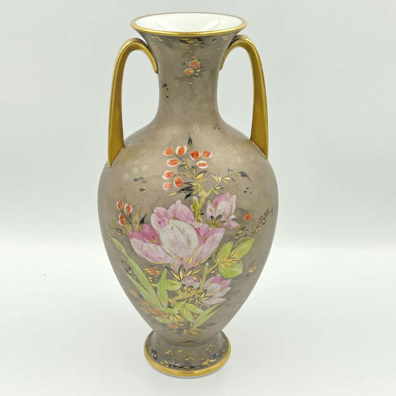 Rosenthal Double Handled Floral Vase Traumland W Mutze 20th