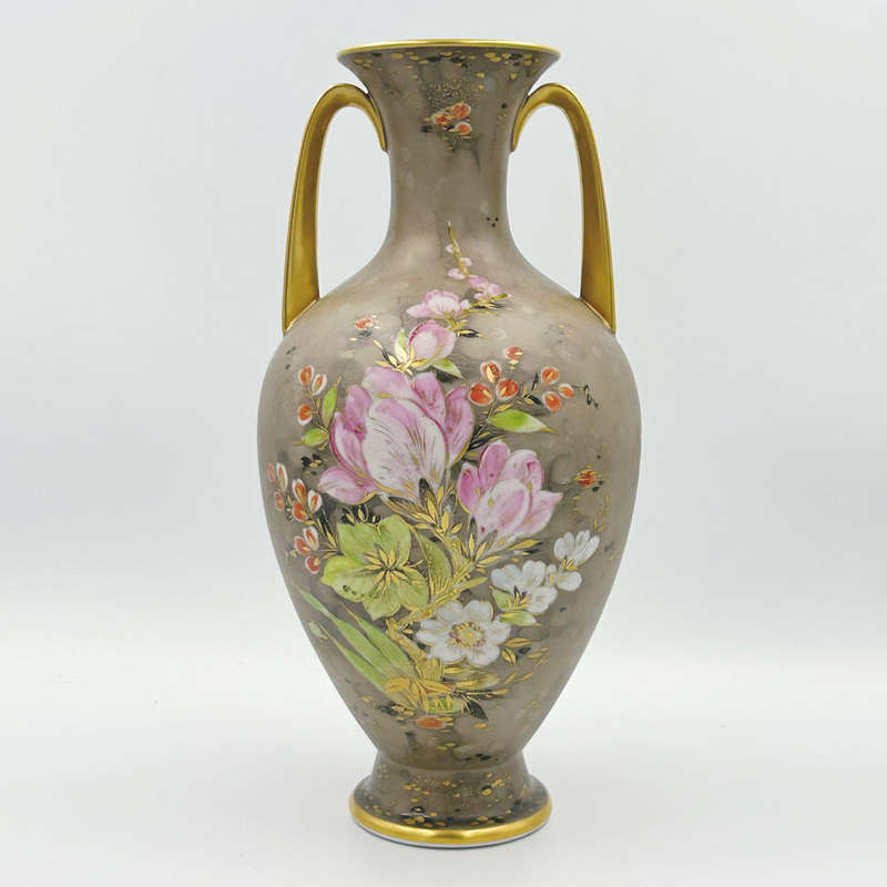 Rosenthal Double Handled Floral Vase Traumland W Mutze 20th