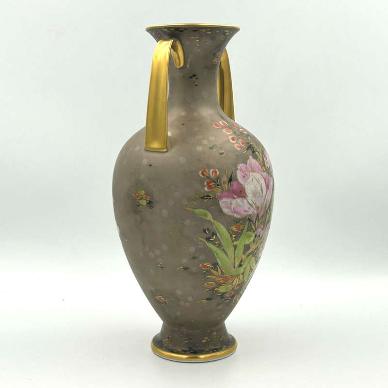 Rosenthal Double Handled Floral Vase Traumland W Mutze 20th
