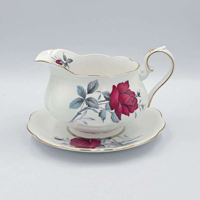 Royal Albert Sweet Romance Sauce Boat and Stand