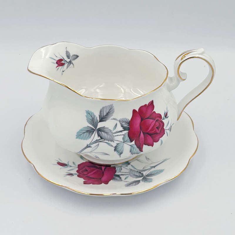 Royal Albert Sweet Romance Sauce Boat and Stand