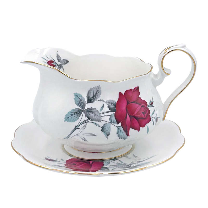 Royal Albert Sweet Romance Sauce Boat and Stand