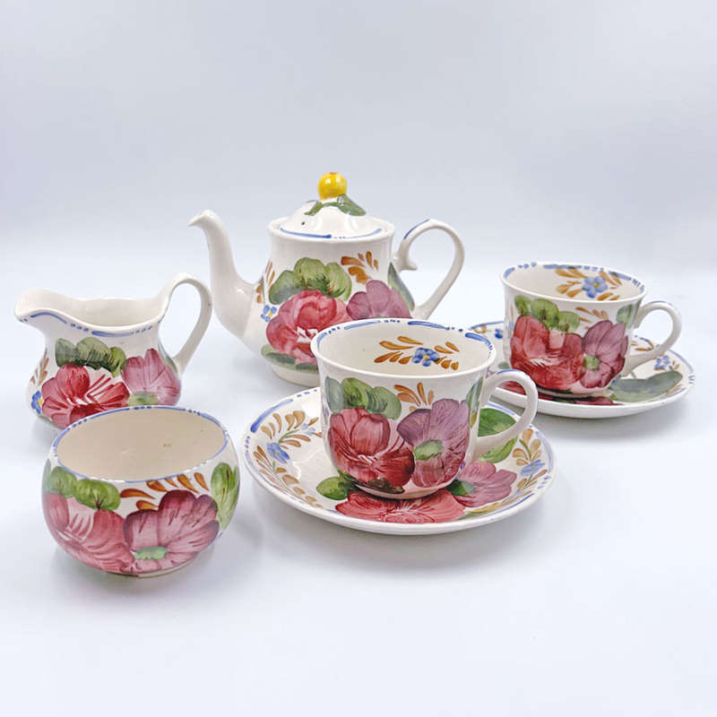 Belle Fiore Bachelor Tea Set