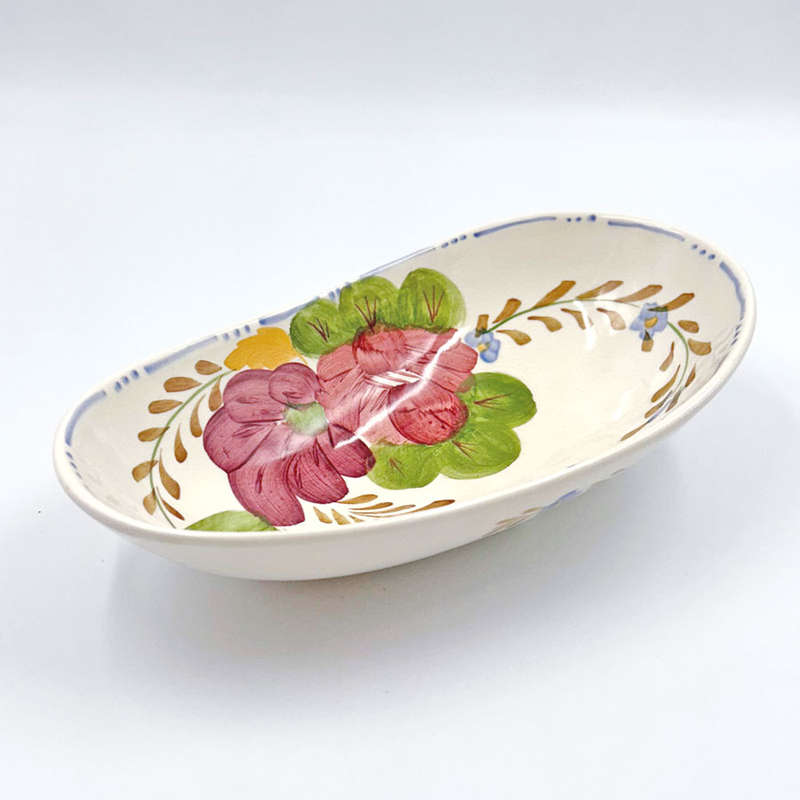 Belle Fiore Medium Bean Shaped Serving Dish