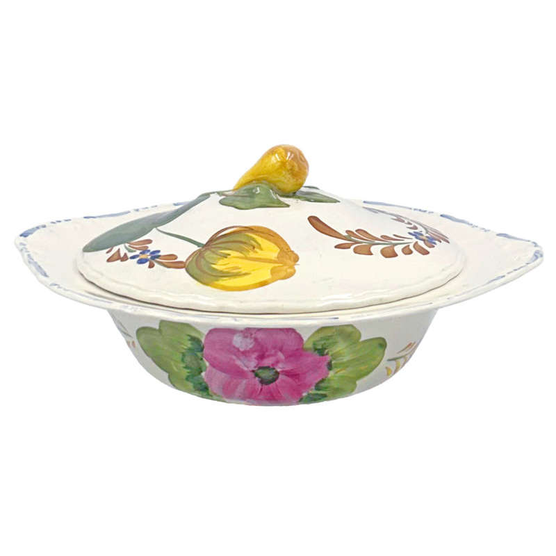 Belle Fiore Bachelor  Bowl and Cover
