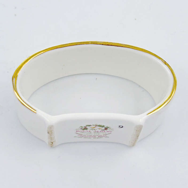 Royal Albert December  Flower Of The Month Serviette Ring
