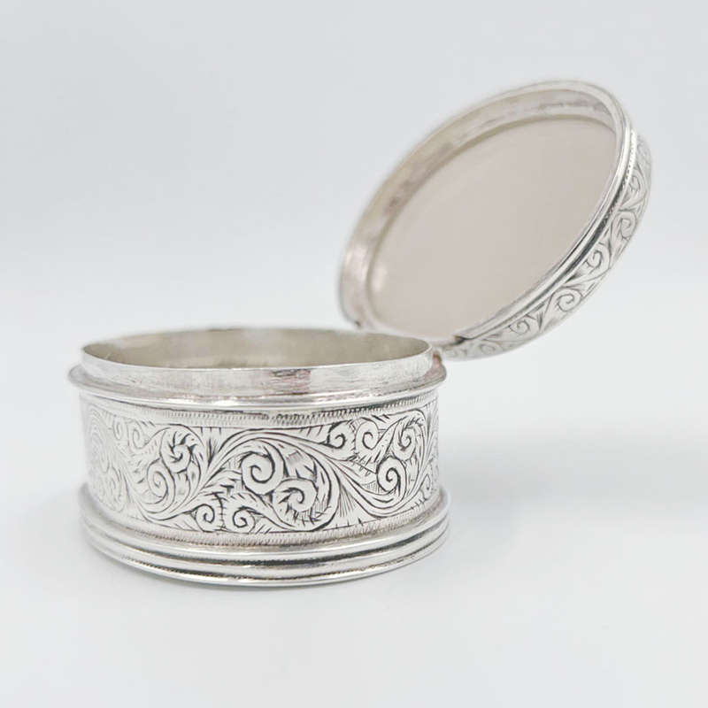 Georgian Silver And Moss Agate Snuff Box C1800