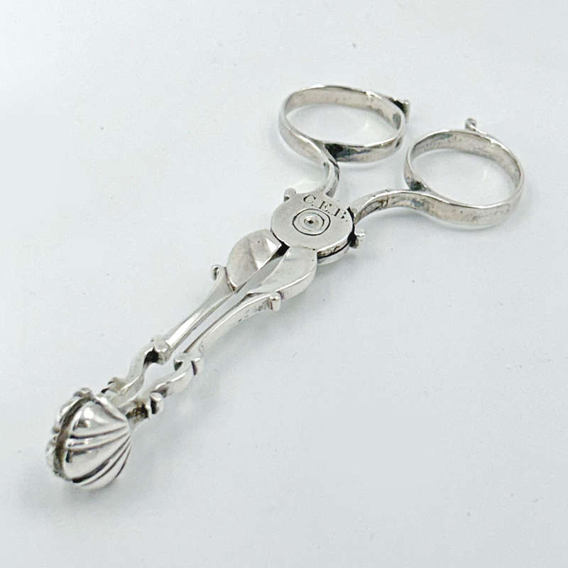Hallmarked Georgian Silver Sugar Tongs Nips