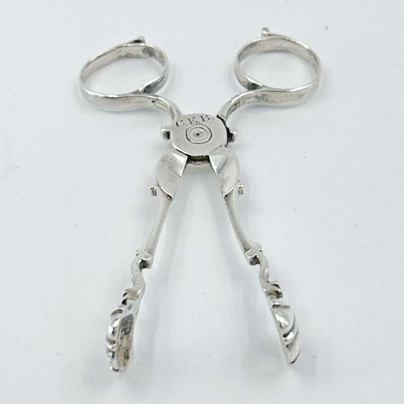 Hallmarked Georgian Silver Sugar Tongs Nips
