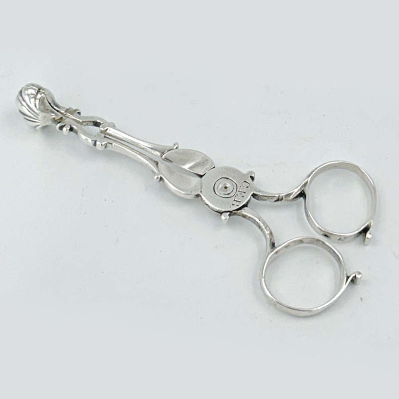 Hallmarked Georgian Silver Sugar Tongs Nips
