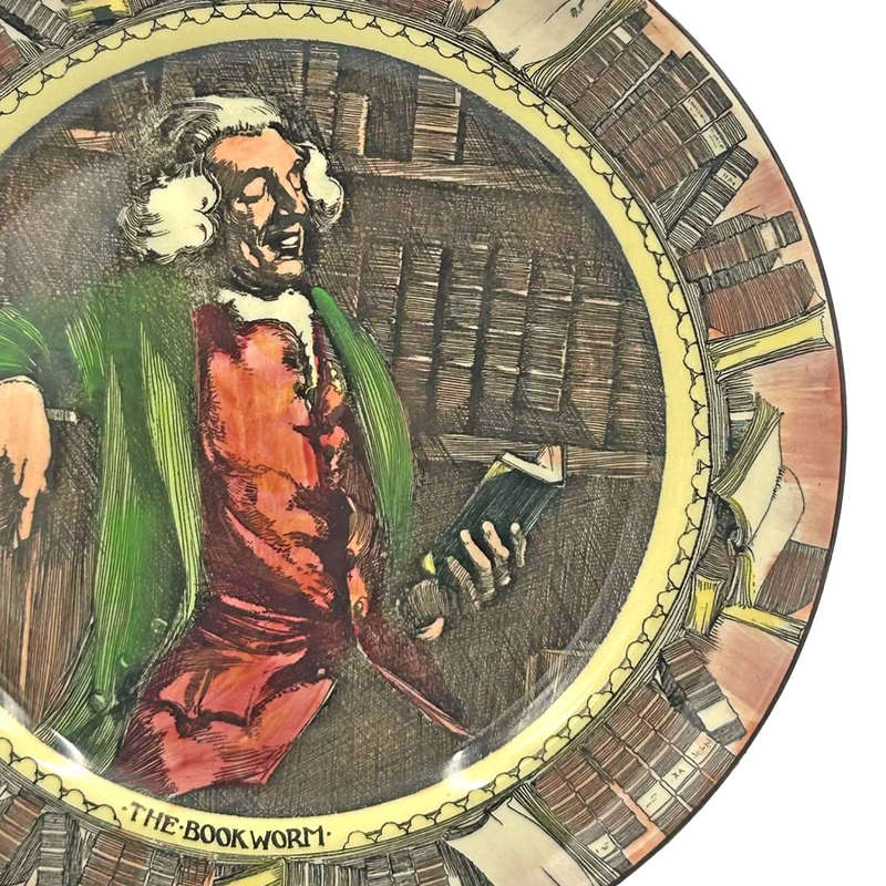 Rare Royal Doulton Professional Series Plate The Bookworm D5905