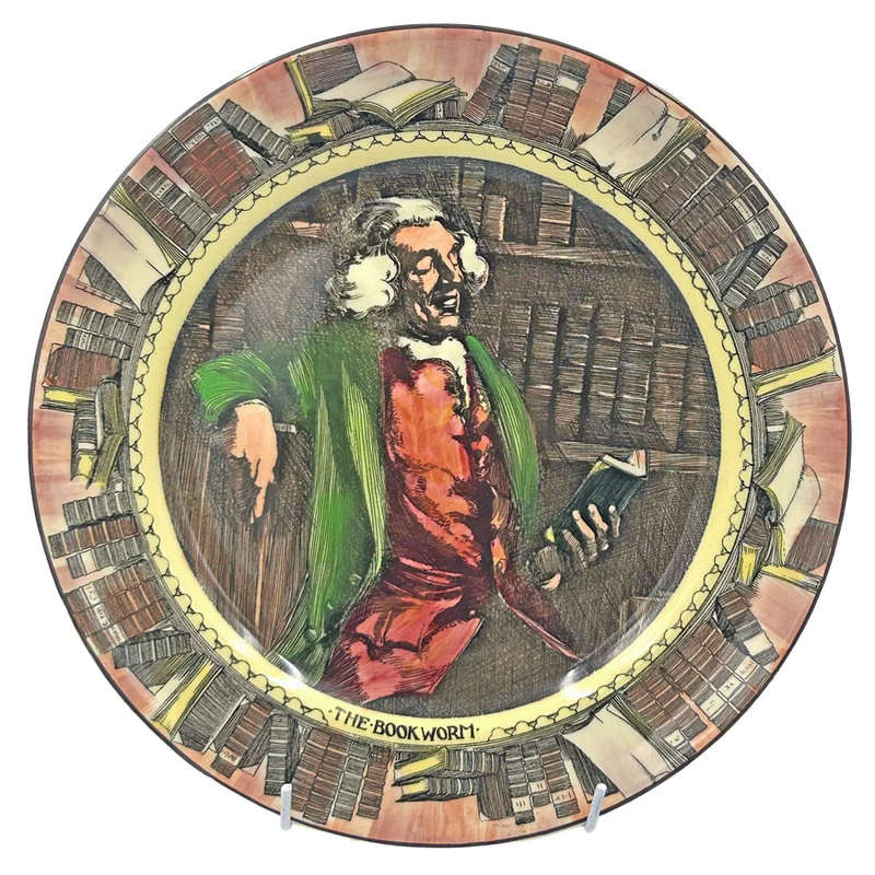 Rare Royal Doulton Professional Series Plate The Bookworm D5905