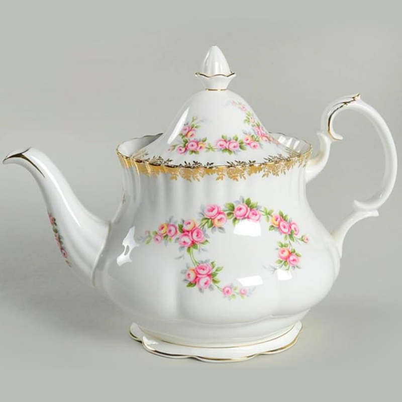 Royal Albert Dimity Rose Tea Pot