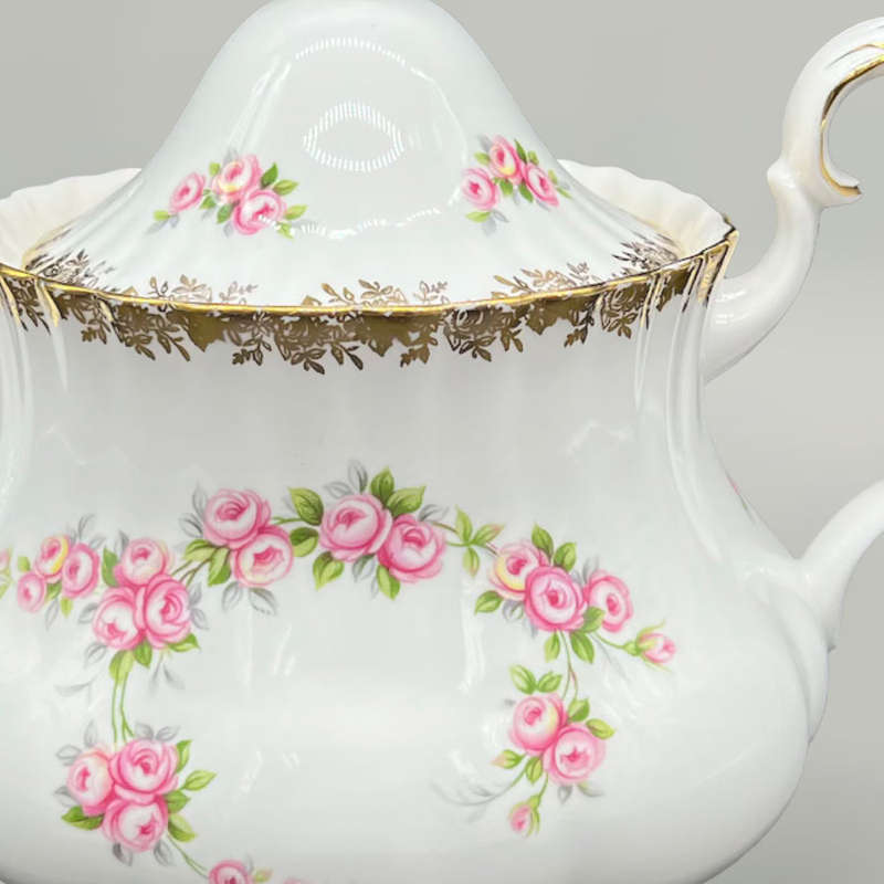 Royal Albert Dimity Rose Tea Pot