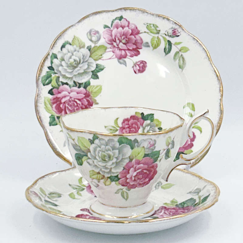 Royal Albert Tea Set Evening Rhapsody 1950s 21 Piece